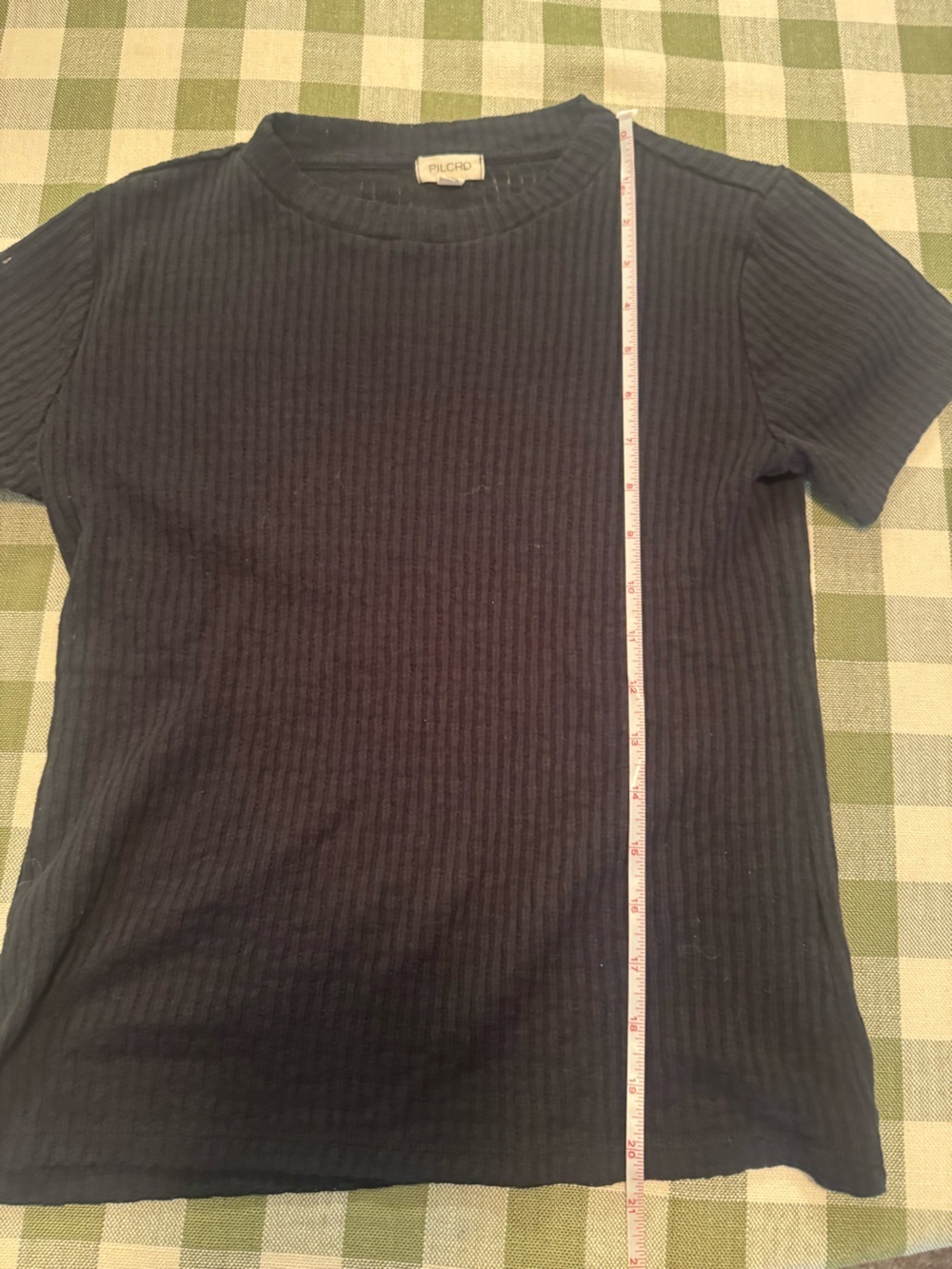 Pilcro Textured Rib Layering Tee - Picture 8 of 13